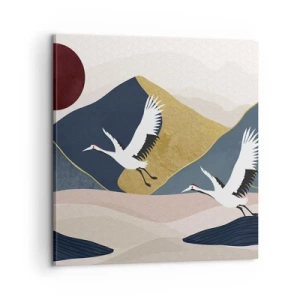 Obraz na plátne - Opäť ubehol ďalší deň - 60x60 cm