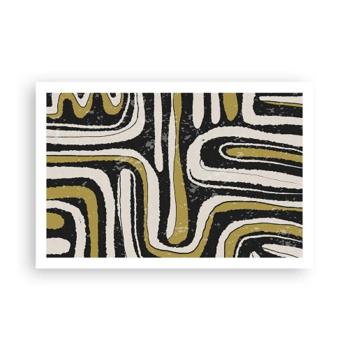 Plagát - Kompozícia: trakty a uličky - 91x61 cm