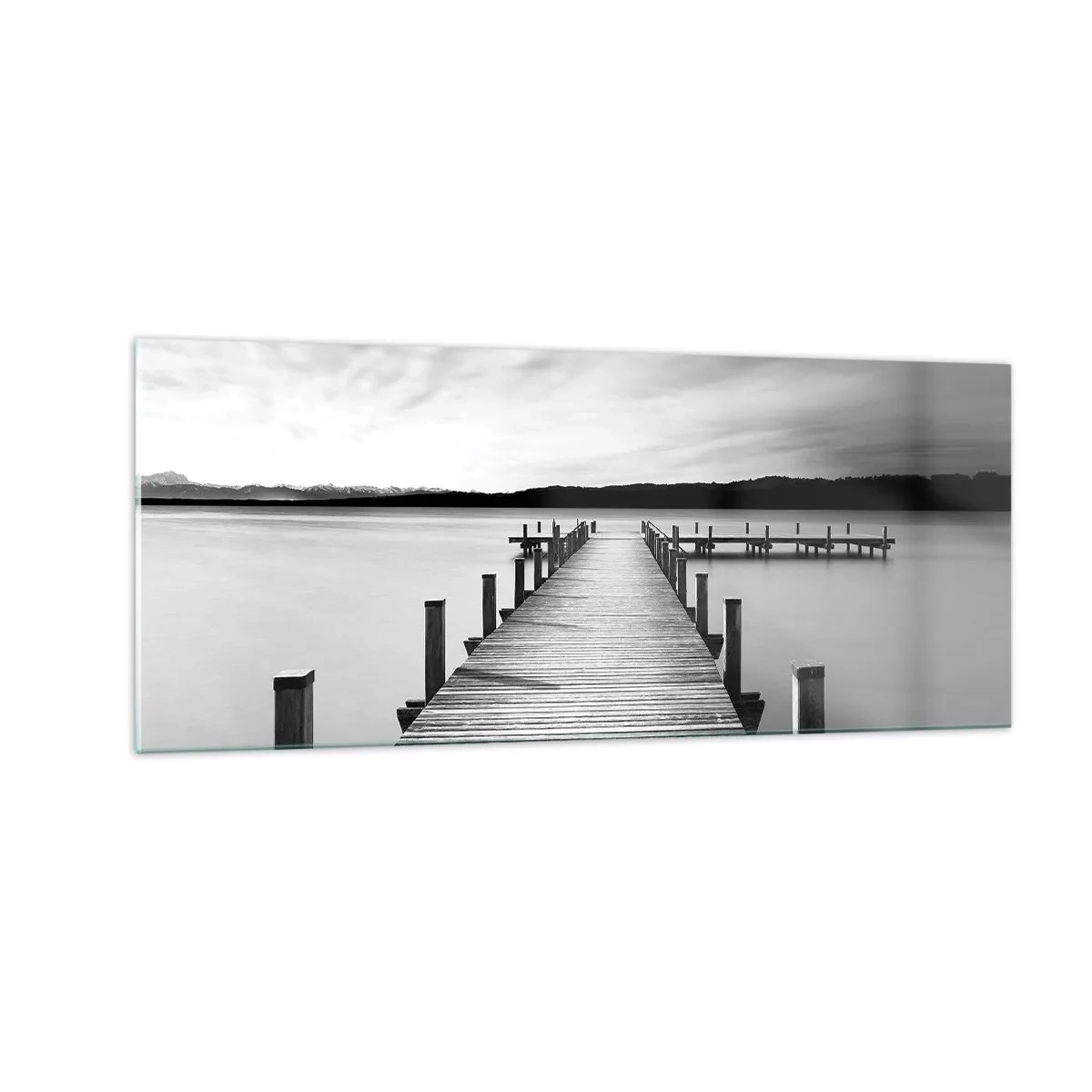 Obraz na skle - Pri napájadle – pokoji - 100x40 cm
