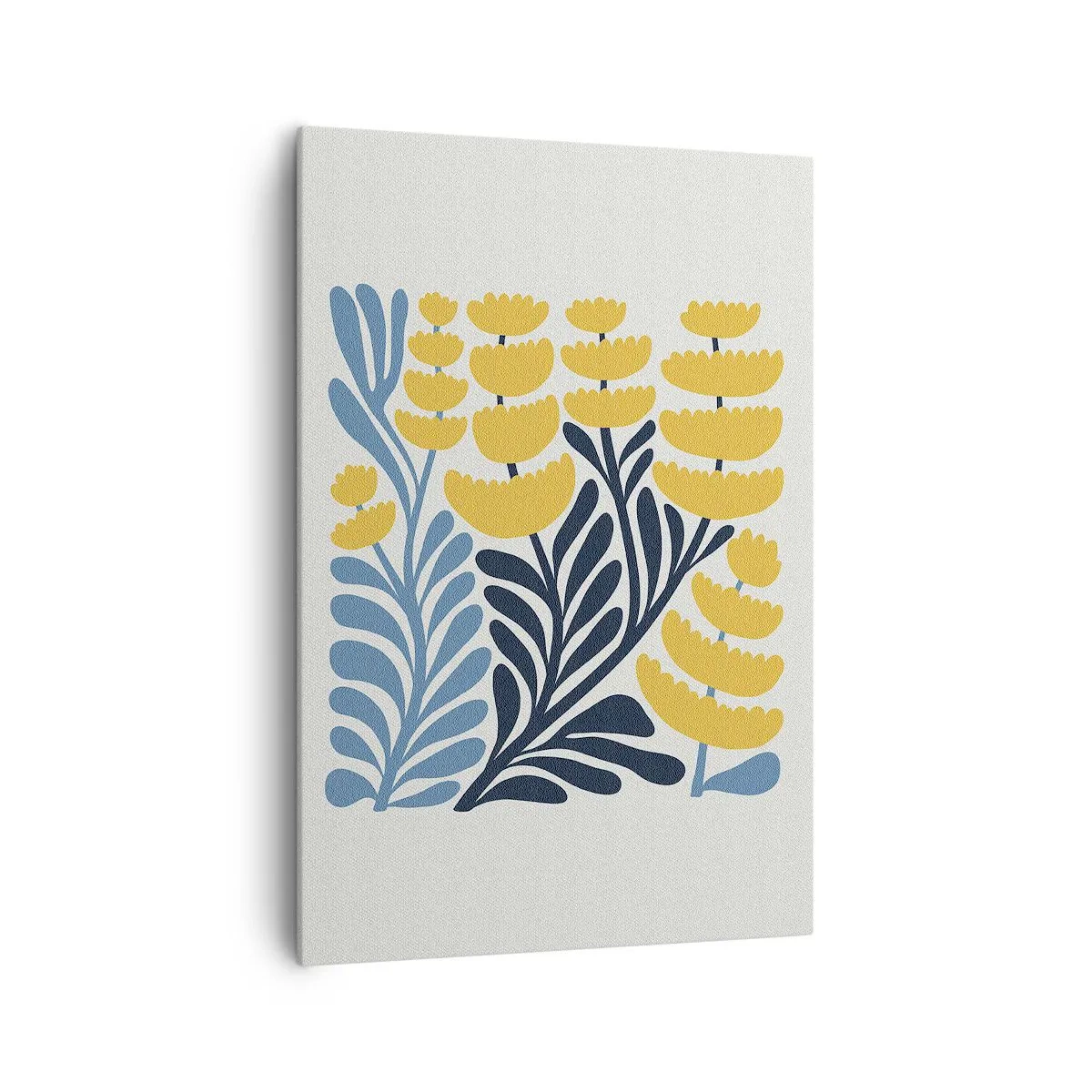 Obraz na plátne - Slnečný záhon - 70x100 cm