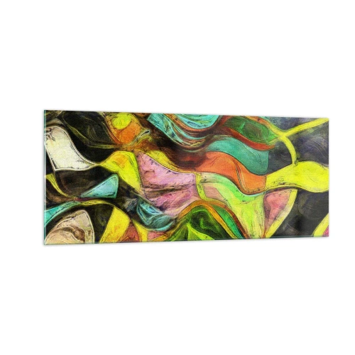 Obraz na skle - Pohyb je život - 100x40 cm