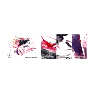 Vzorka Fototapeta Standard Eco - Milostné naplnenie - Abstrakcia, Žena a muž, Láska - 100x30 cm