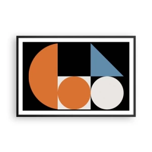 Plagát v čiernom ráme - Figurínový systém - 91x61 cm