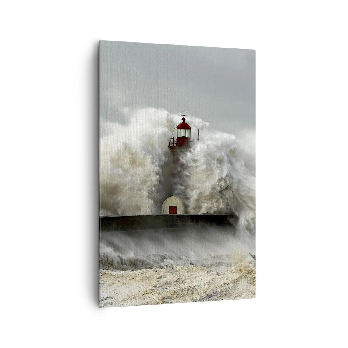 Obraz na plátne - Hnev oceánu - 80x120 cm