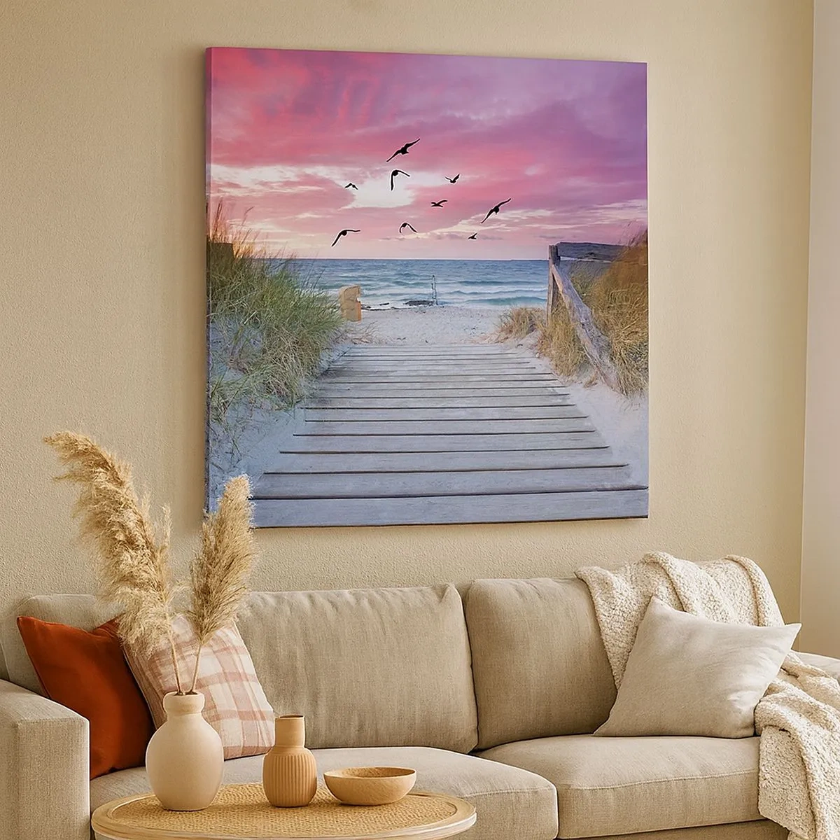 Obraz na plátne - Baltská impresia - 30x30 cm