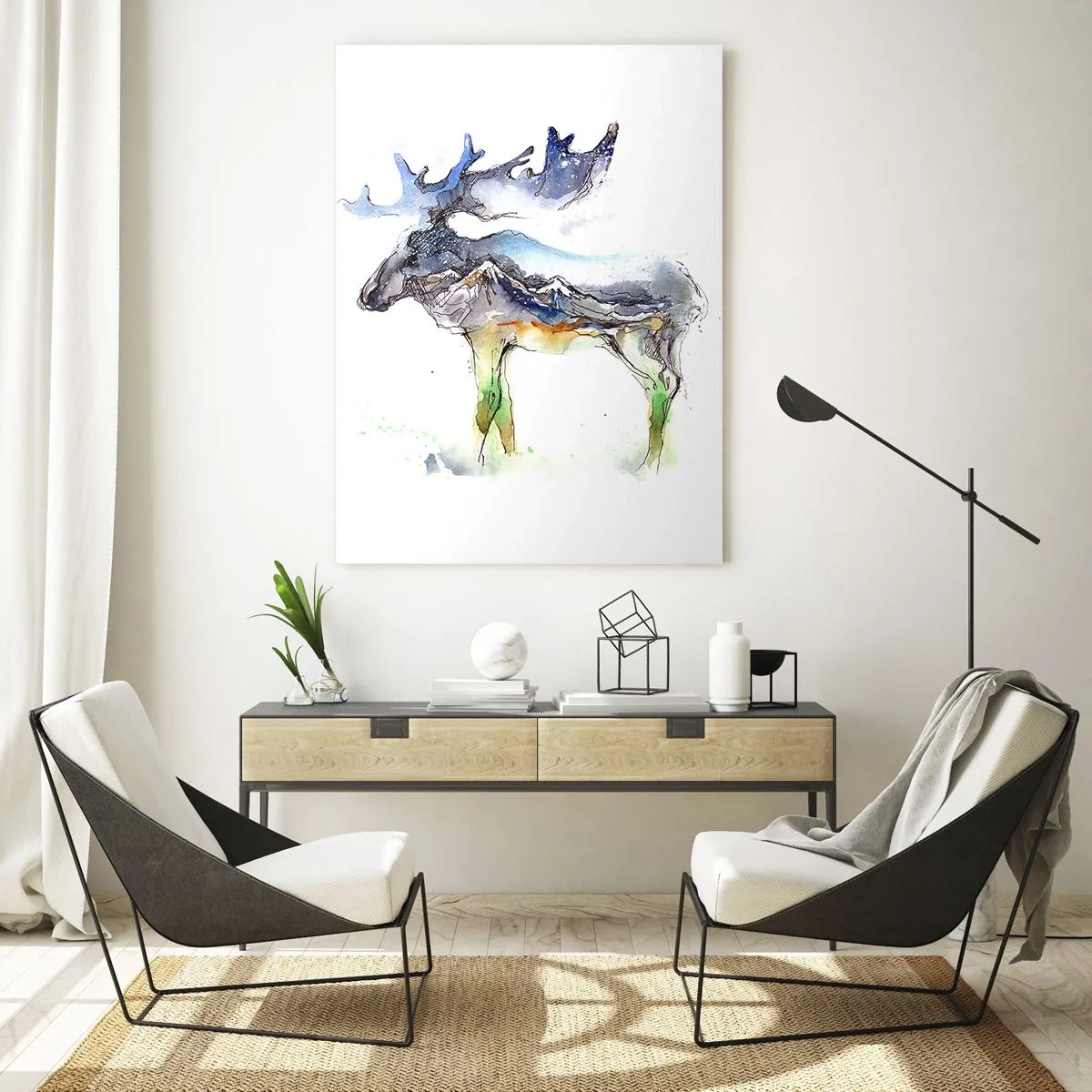 Obraz na skle - Hrdina zimného príbehu - 50x70 cm