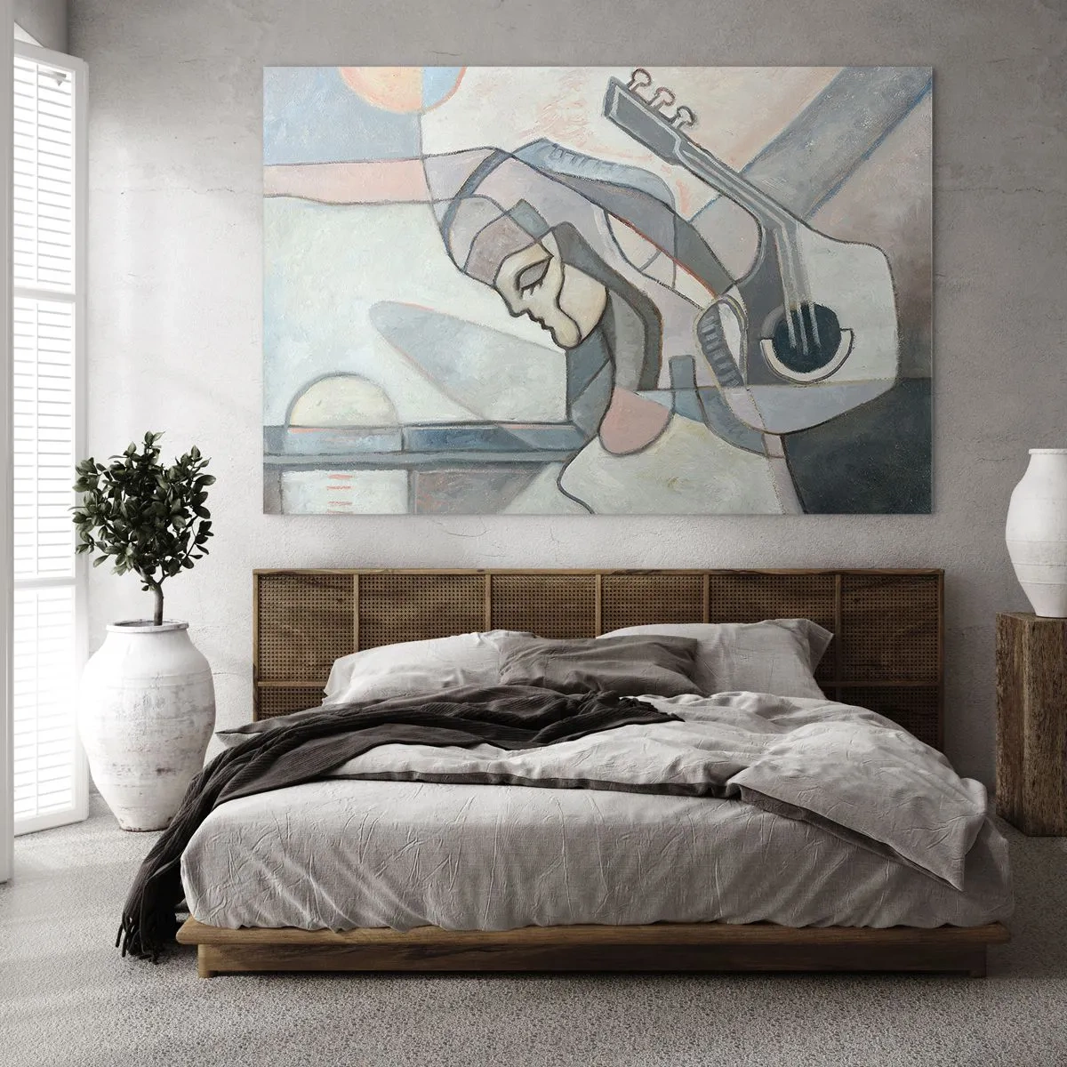 Obraz na skle - V moci hudby - 100x70 cm