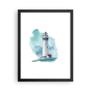 Plagát v čiernom ráme - Nežná sestra blankytu - 30x40 cm