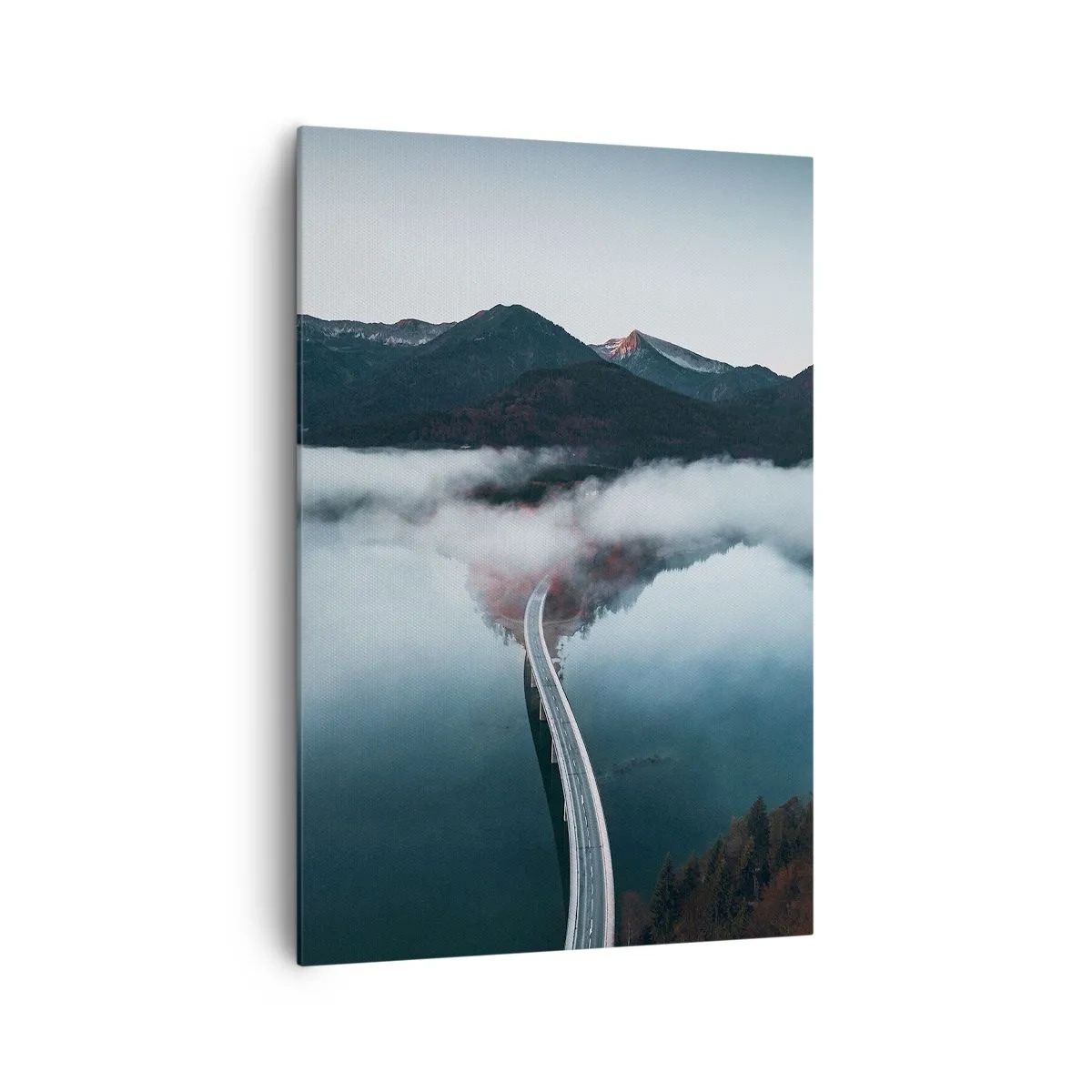 Obraz na plátne - Pri vode hladkej ako zrkadlo - 70x100 cm