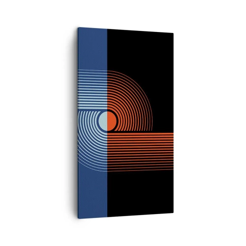 Obraz na plátne - V geometrickom objatí - 45x80 cm