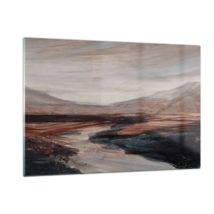 Obraz na skle -  Pokojné údolie - 120x80 cm