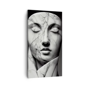 Obraz na plátne - Mramorové tvary - 45x80 cm