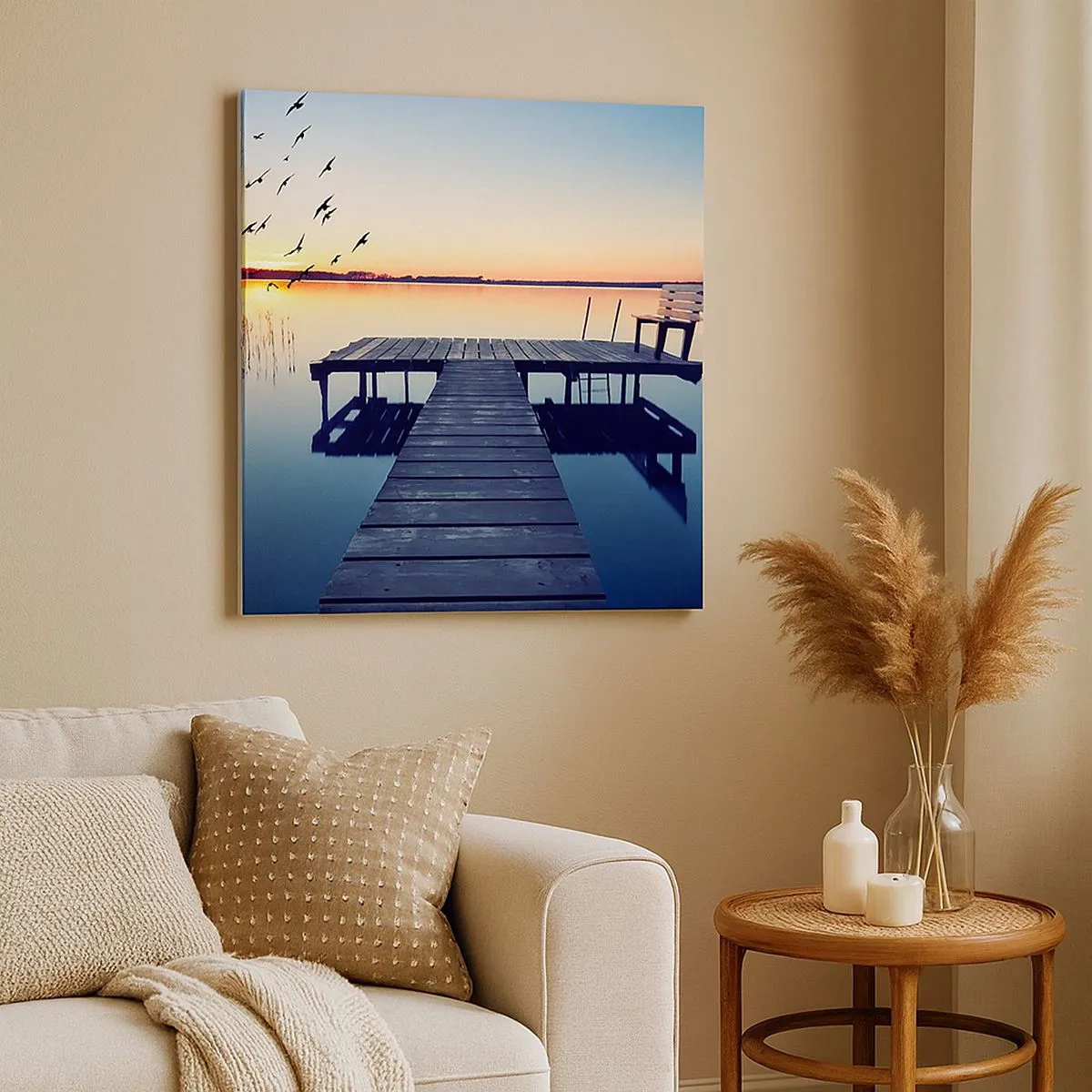 Obraz na plátne - To bol dobrý deň - 30x30 cm