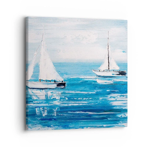 Obraz na plátne - S priateľom po boku - 30x30 cm
