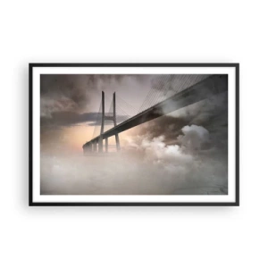 Plagát v čiernom ráme - Pri rieke, ktorá nie je - 91x61 cm