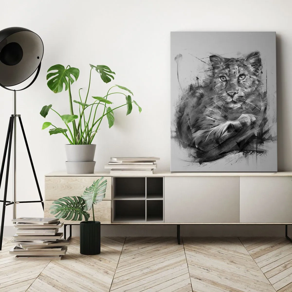 Obraz na plátne - Áno, pozorne počúvam - 50x70 cm