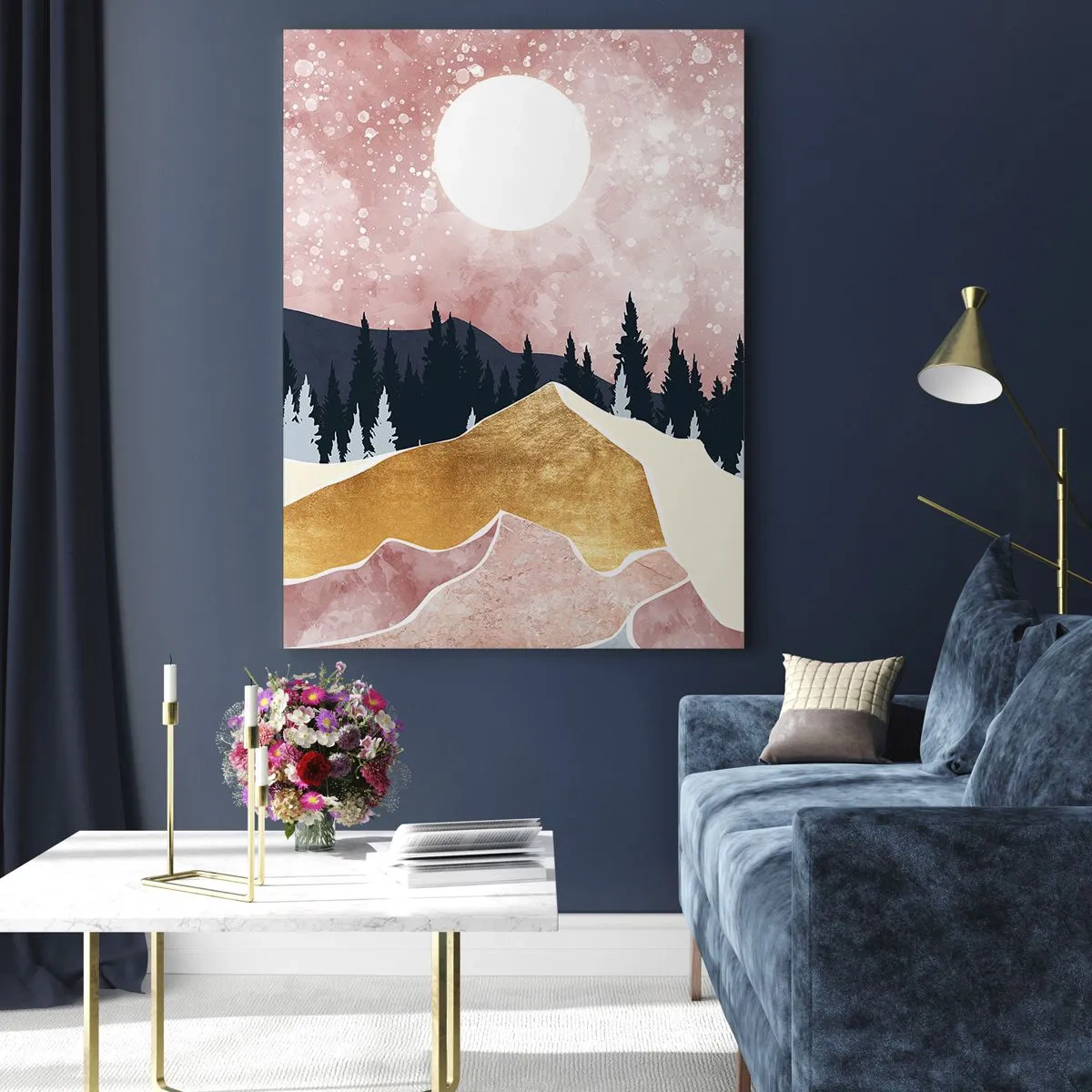 Obraz na skle - Nočná hliadka - 50x70 cm