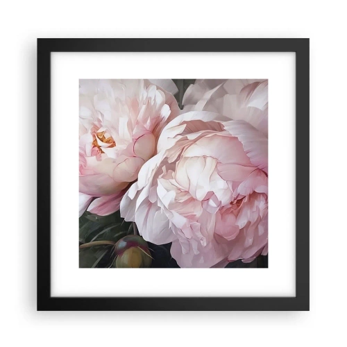 Plagát v čiernom ráme - Uchytené v rozkvete - 30x30 cm