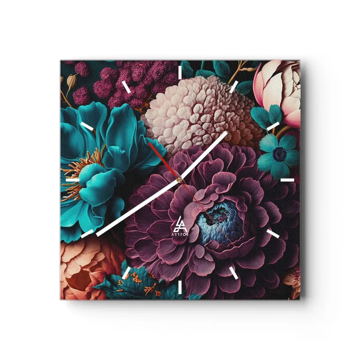 Nástenné hodiny - Úroda prírody - 40x40 cm