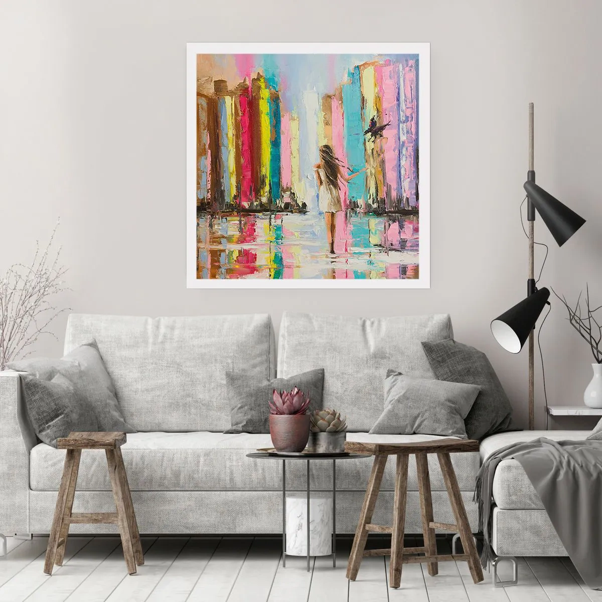 Plagát - Poď so mnou - 60x60 cm