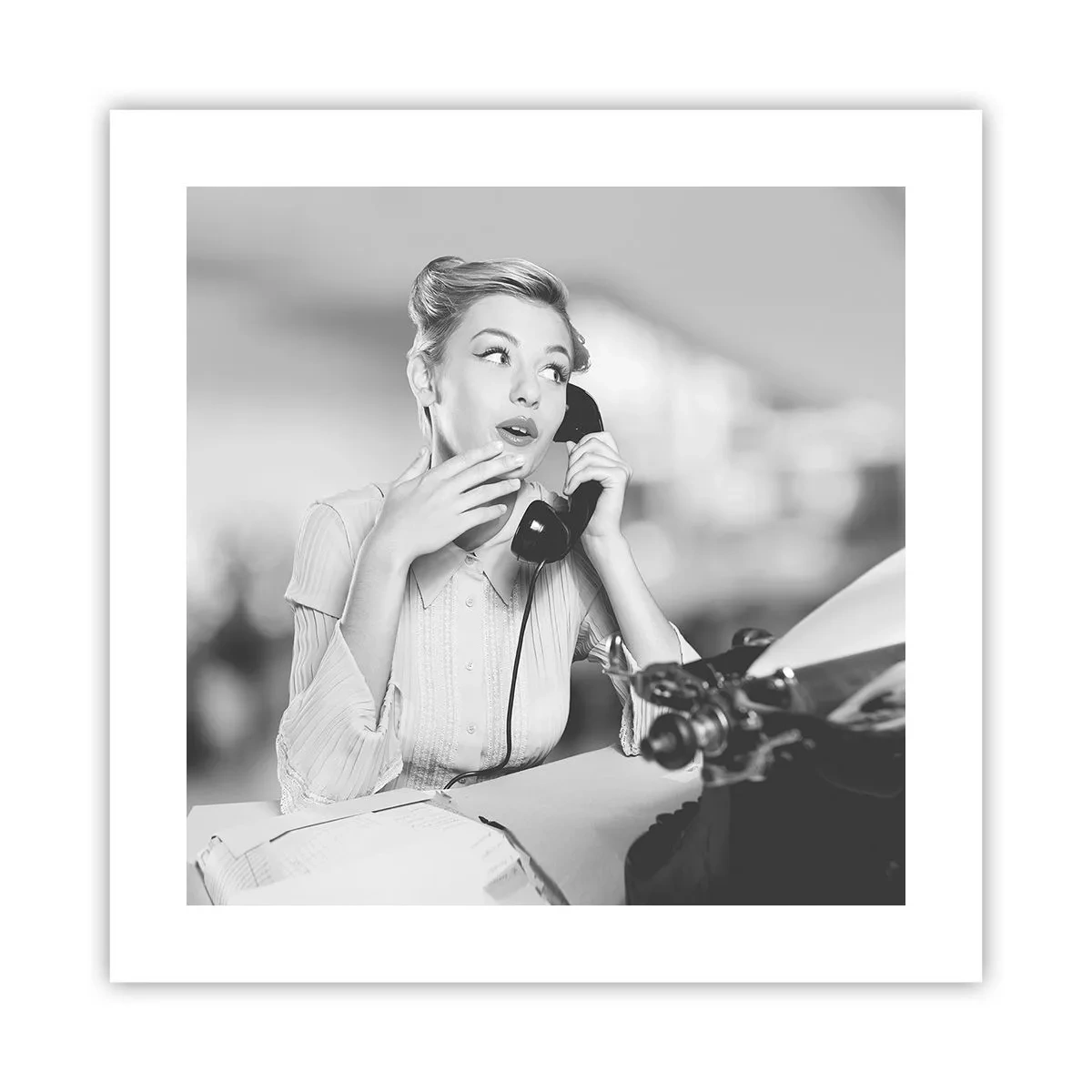 Plagát - Halo, tu sú 50. roky. - 40x40 cm