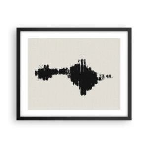 Plagát v čiernom ráme - Vibrácie predstavivosti - 50x40 cm