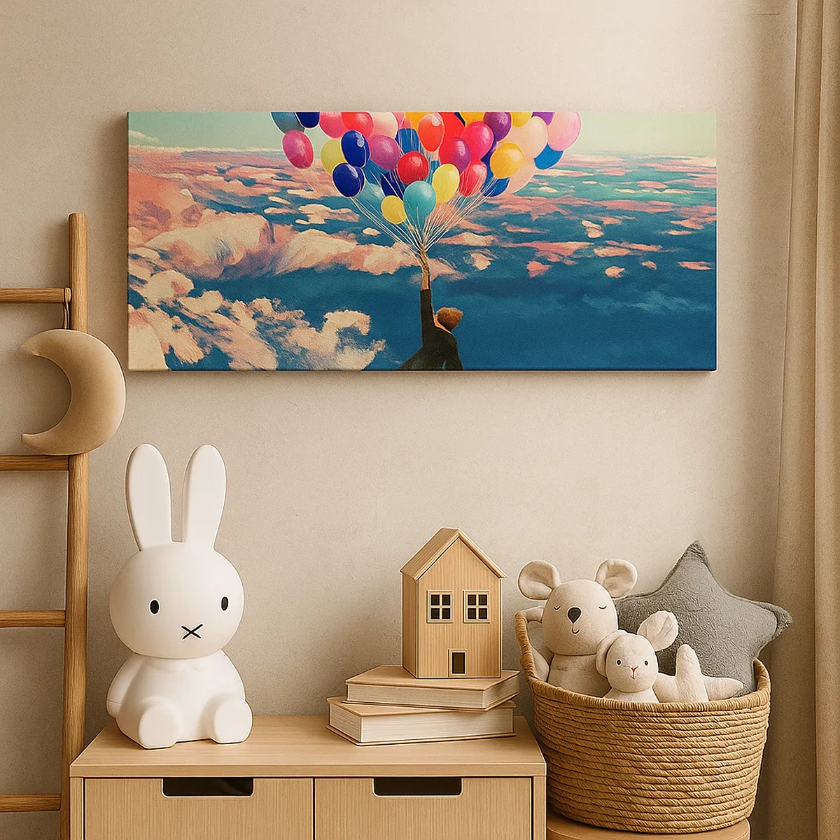 Obraz na plátne - Splnené sny detstva - 30x30 cm