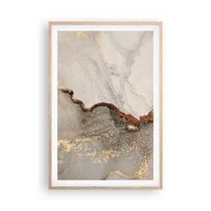 Plagát v ráme zo svetlého duba - Na hranici farieb - 61x91 cm