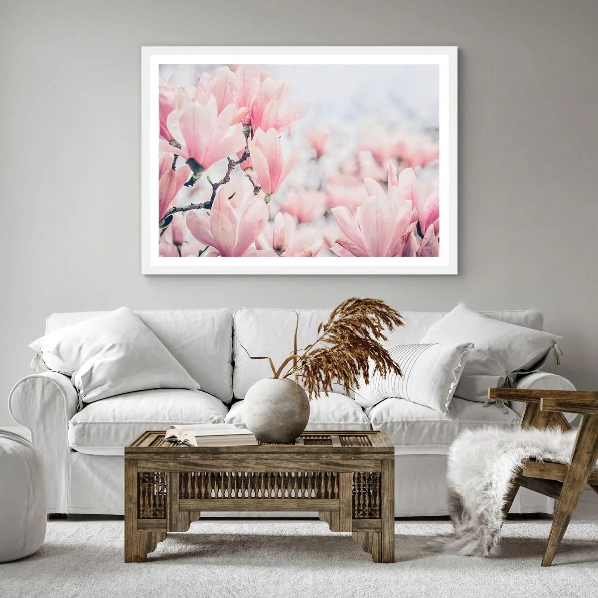 Plagát v bielom ráme - Ideál jemnosti - 30x30 cm