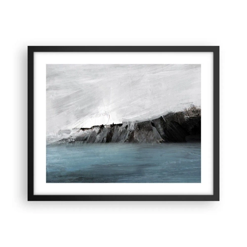 Plagát v čiernom ráme - Voda – zem: stret živlov - 50x40 cm