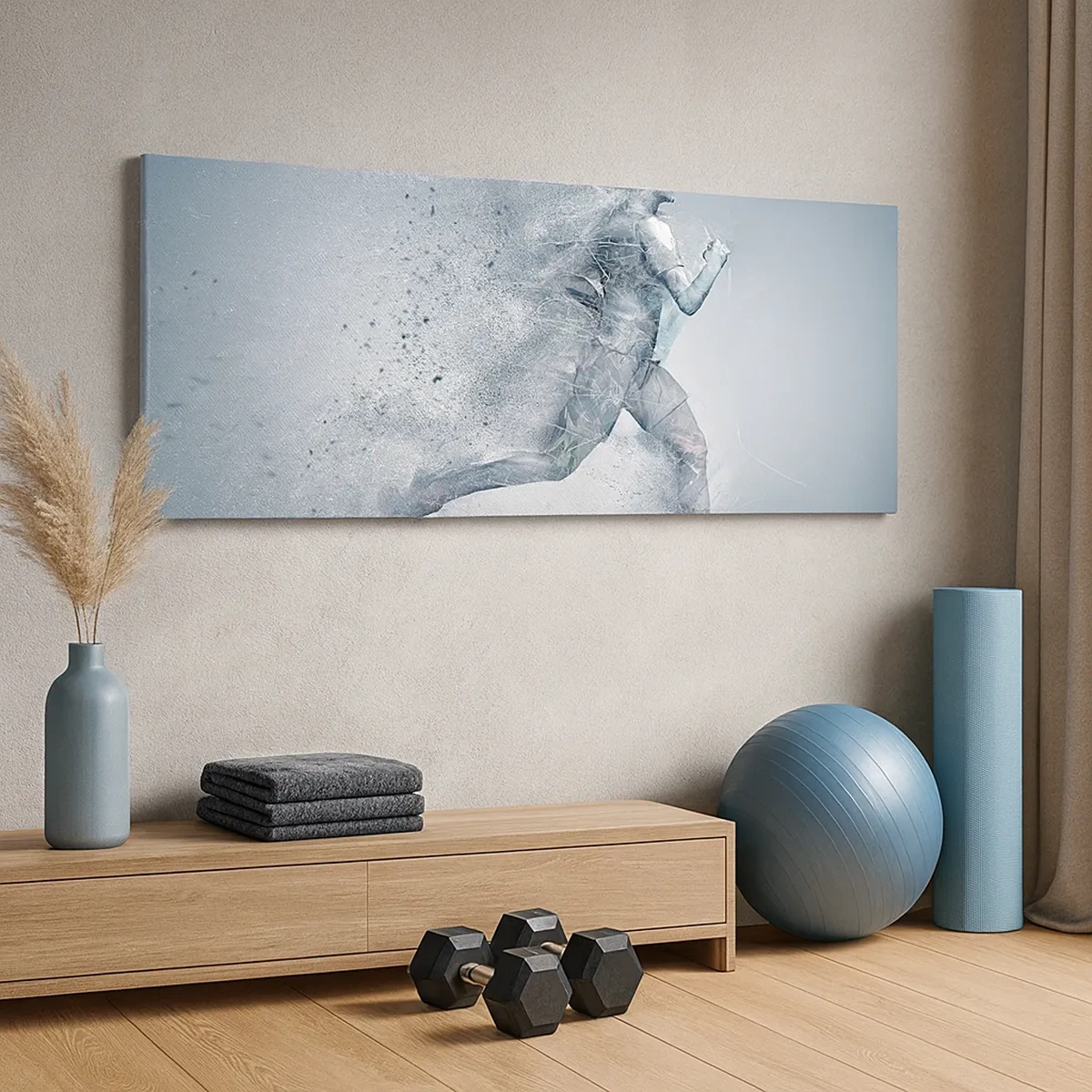 Obraz na plátne - Energia kryštalicky čistá - 30x30 cm