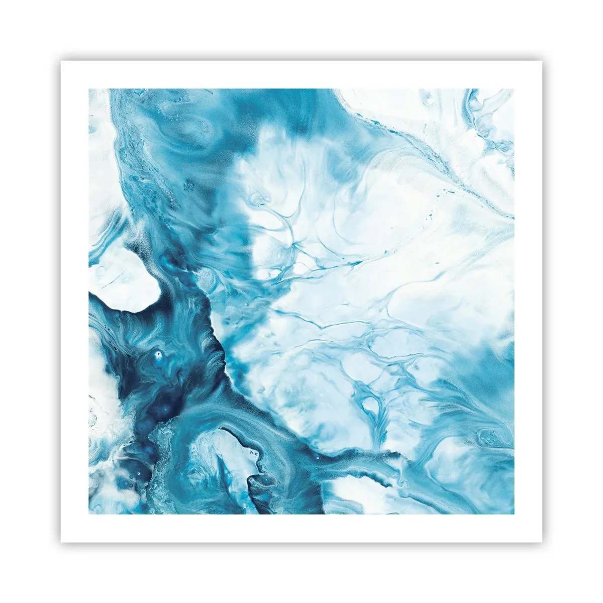 Plagát - Modrý koncert - 60x60 cm