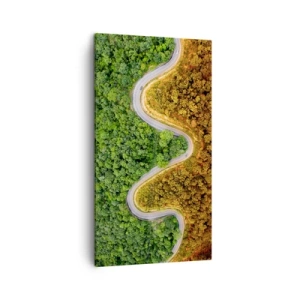 Obraz na plátne - Hranice a prelomy - 45x80 cm