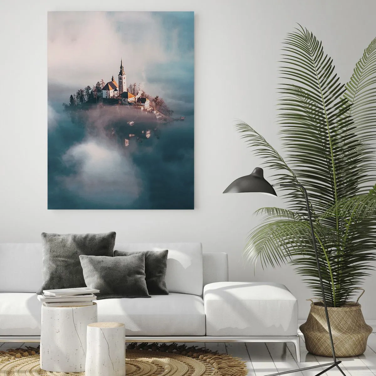 Obraz na skle - Ostrov snov - 80x120 cm