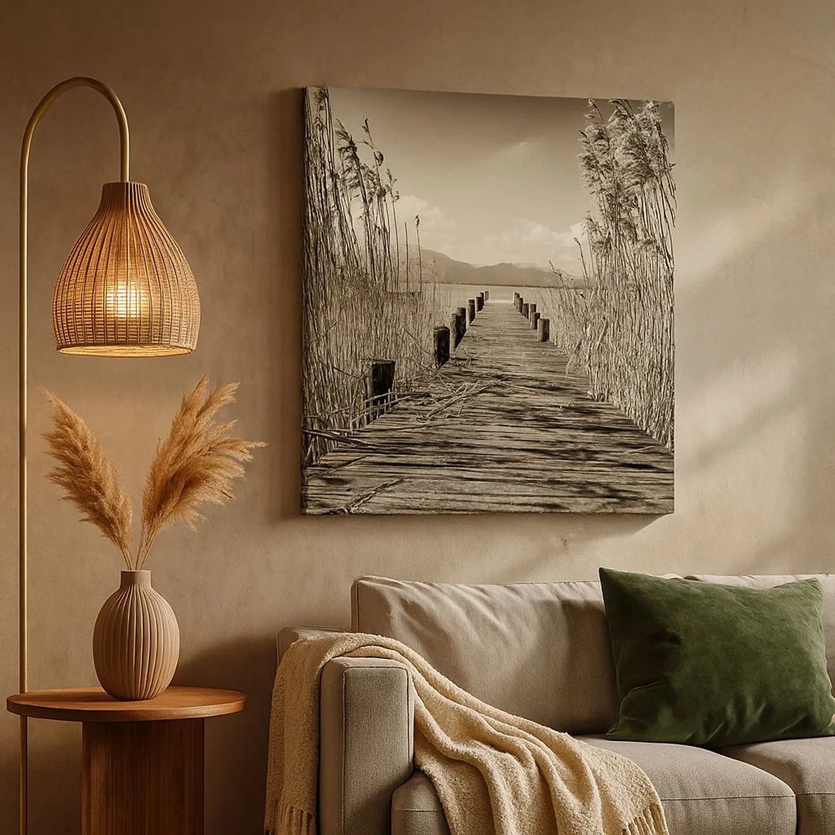 Obraz na plátne - V ústraní tráv - 30x30 cm