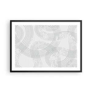 Plagát v čiernom ráme - Jednoduché východisko neexistuje - 70x50 cm