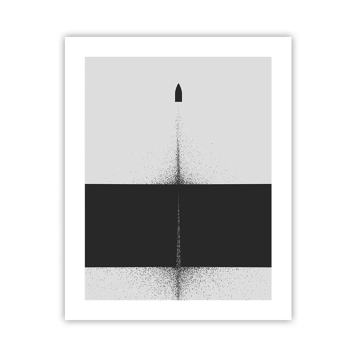 Plagát - Priamo k cieľu - 40x50 cm