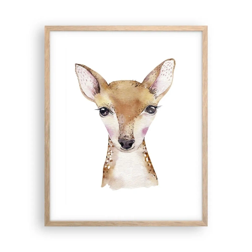 Plagát v ráme zo svetlého duba - Povaha nevinnosti - 40x50 cm