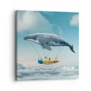 Obraz na plátne - Prečo by nie? - 40x40 cm