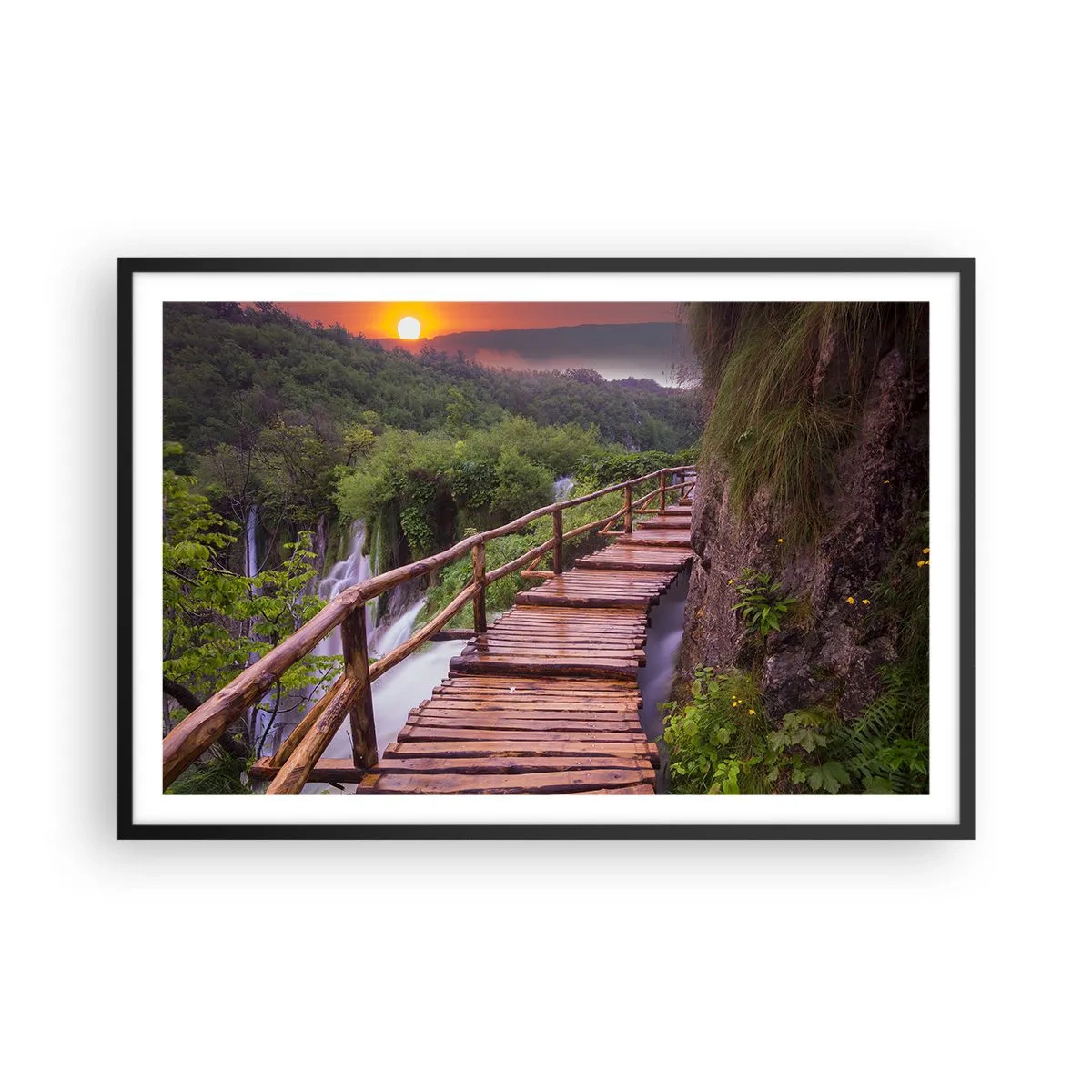 Plagát v čiernom ráme - Neuveriteľná krása - 91x61 cm