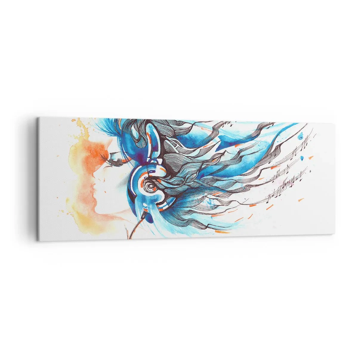 Obraz na plátne - Nech hrá hudba - 140x50 cm