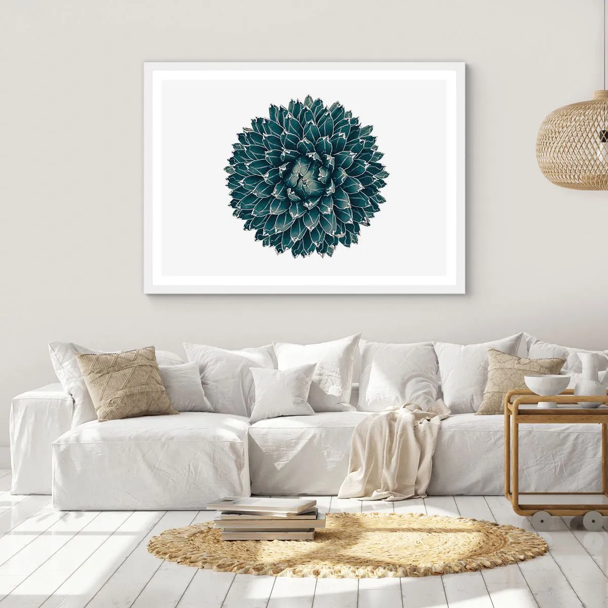 Plagát v bielom ráme - Hviezda púšte - 70x50 cm