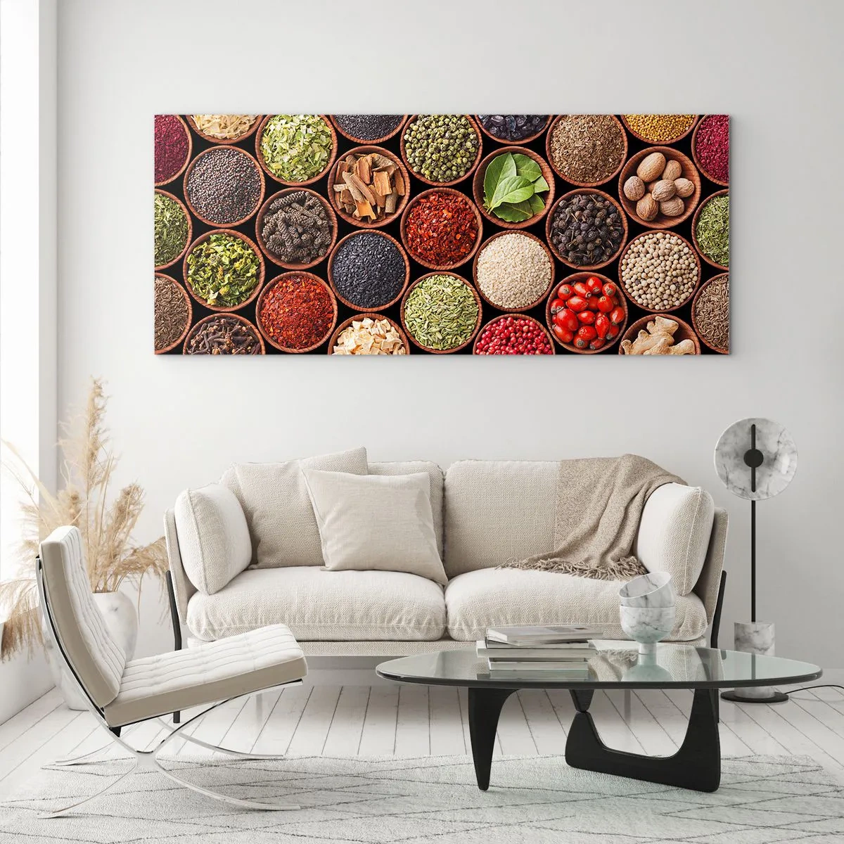 Obraz na skle - Všetky chute sveta - 100x40 cm