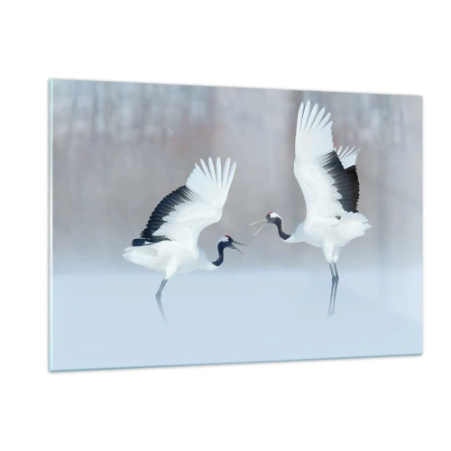 Obraz na skle - Tanec v hmle - 120x80 cm