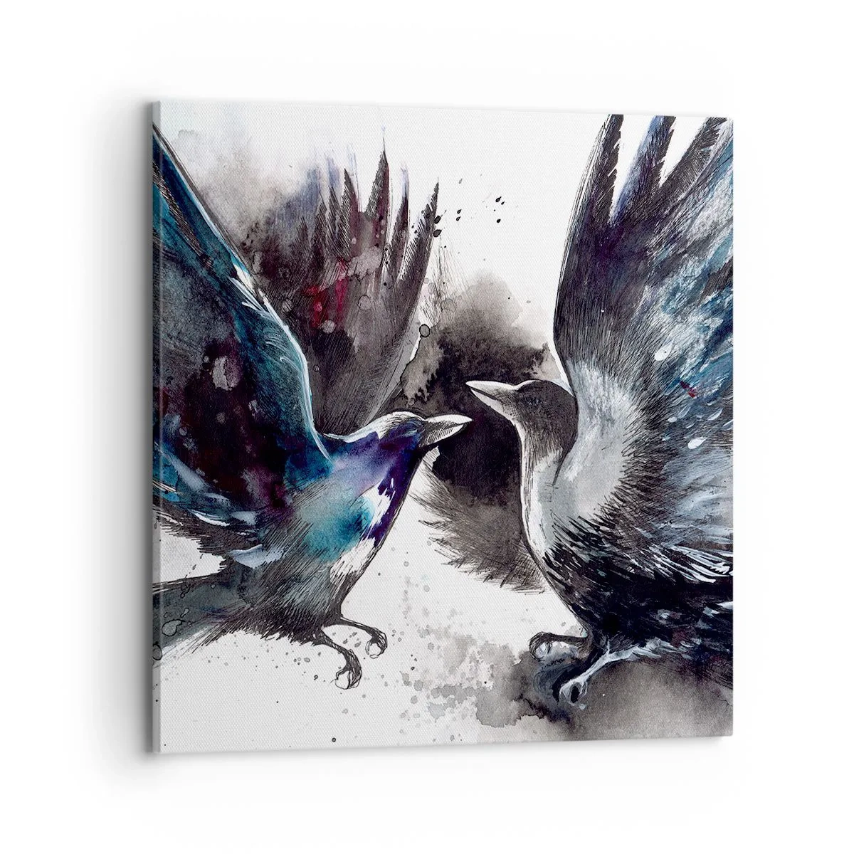 Obraz na plátne - Havran havranovi… - 70x70 cm