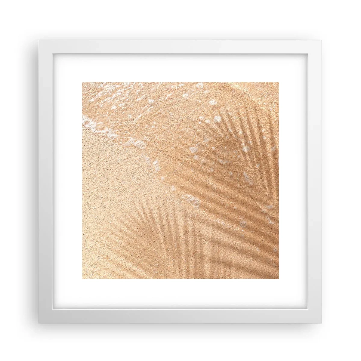 Plagát v bielom ráme - Tieň horúceho leta - 30x30 cm