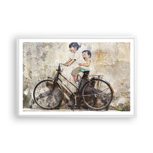 Plagát v bielom ráme - Pravda alebo klam? - 91x61 cm