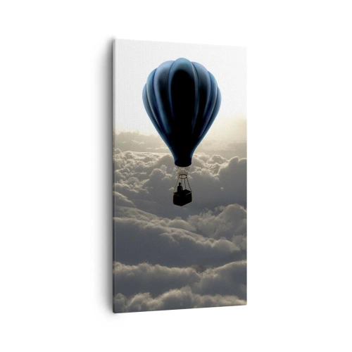 Obraz na plátne - Pútnik nad oblakmi - 55x100 cm