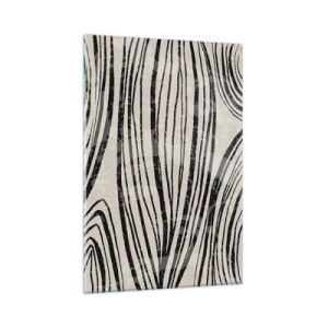 Obraz na skle - Močiar s líniami - 80x120 cm