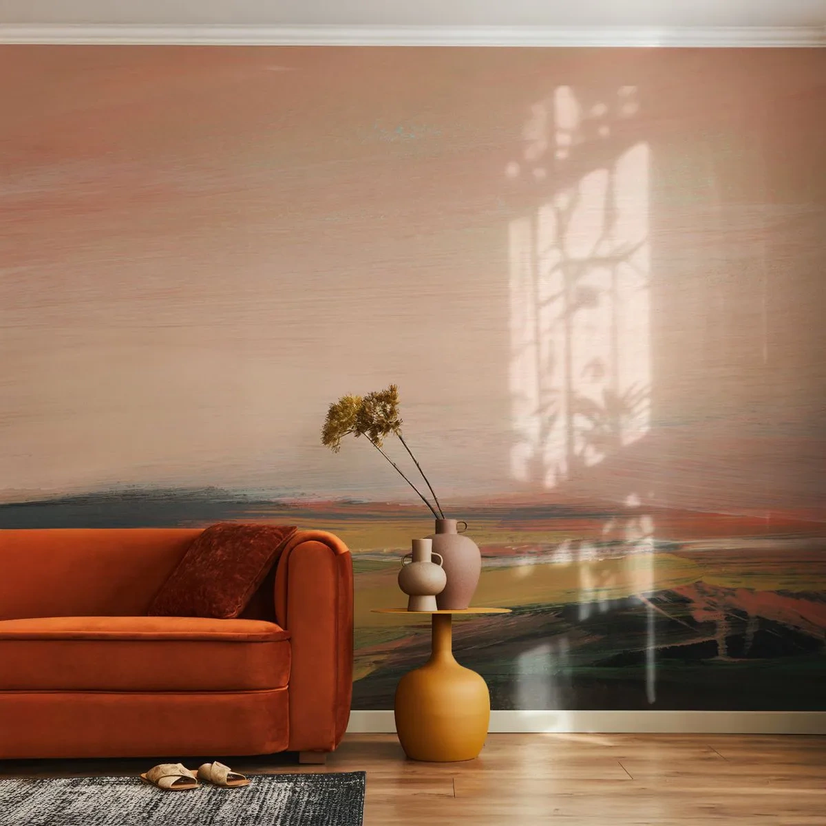 Fototapeta Premium Sand - V ružových tónoch - Krajina, Kus, vyhliadka - 100x70 cm